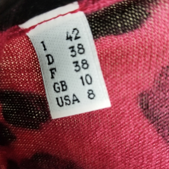 Moschino Cheap And Chic Red Black Spotted Blouse - Picture 5 of 7